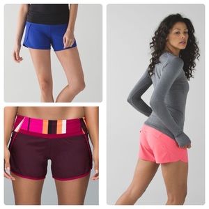 Lululemon Run Times Shorts (3 pair)
